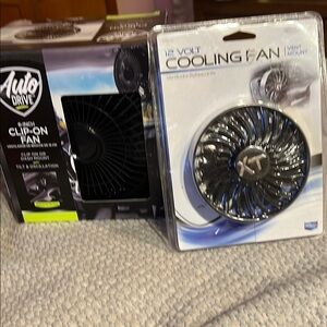 Black 12 Volt Cooling Fan